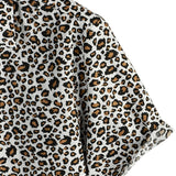 Chemise à Manches Courtes avec Motif Léopard pour Hommes