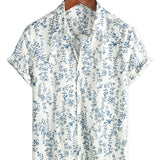 Chemise en Coton à Manches Courtes pour Hommes