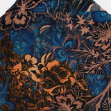 Chemise en coton à manches courtes de style rétro pour hommes
