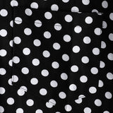 Chemise à Manches Courtes pour Homme avec Pois Noirs pour l'Été