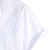 Chemise Casual à Manches Courtes en Coton pour Hommes