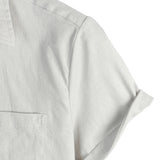 Chemise Casual à Manches Courtes en Coton pour Hommes