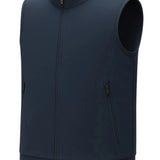 Gilet Casual Masculin avec Col Montant et Fermeture Éclair
