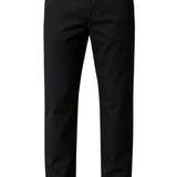 Pantalon homme – Coupe droite en coton avec élasthanne