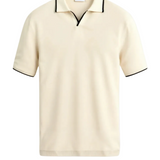 Polo en piqué avec des détails contrastés