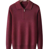 Pull Gstaad en Cachemire avec demi-fermeture éclair