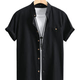 Chemise Décontractée à Manches Courtes