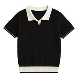 Luca - polo en tissu riccio de