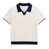 Luca - polo en tissu riccio de