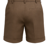 Shorts pour hommes avec plis et poches – Taupe et universel