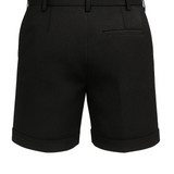 Shorts pour hommes avec plis et poches – noirs et universels