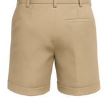 Shorts pour hommes avec plis et poches – beige et universel