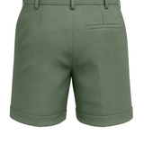 Shorts pour hommes avec plis et poches – verts et polyvalents