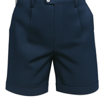 Shorts pour hommes avec plis et poches – Bleu marine et universels