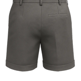 Shorts pour hommes avec plis et poches – gris foncé et polyvalent