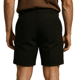 Shorts pour hommes avec plis et poches – noirs et universels