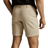 Shorts pour hommes avec plis et poches – blanc cassé et universels