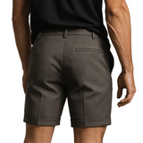Shorts pour hommes avec plis et poches – gris foncé et polyvalent
