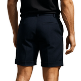 Shorts pour hommes avec plis et poches – Bleu marine et universels