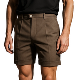 Shorts pour hommes avec plis et poches – Taupe et universel