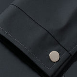 Veste en Twill Léger pour Hommes – Gris Foncé – Coupe Régulière