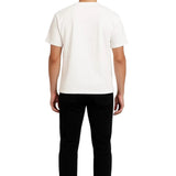 T-shirt en coton pour hommes – Respirant à manches courtes col rond – Blanc