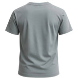 T-shirt pour homme en coton – Respirant à manches courtes col rond – Gris fer
