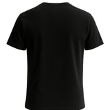 T-shirt en coton pour homme – Respirant, manches courtes, col rond – Noir-ardoise