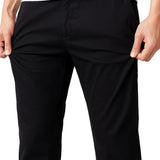Pantalon homme – Coupe droite en coton avec élasthanne