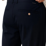 Pantalon homme – Coupe droite en coton avec élasthanne