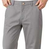 Pantalon homme – Coupe droite en coton avec élasthanne