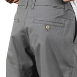 Pantalon homme – Coupe droite en coton avec élasthanne