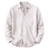 Chemise pour homme Kensington en lin léger à coupe décontractée