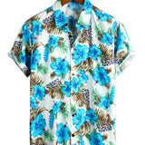 Chemise Hawaïenne en Coton Tropical pour Hommes