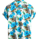 Chemise Hawaïenne en Coton Tropical pour Hommes