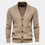 Beeckhoven | Cardigan Homme à Boutons en Coton Premium