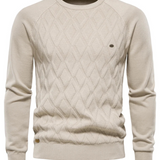Walter | Pull pour homme à motif à carreaux V2