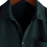 Chemise d'été pour homme à manches courtes en coton