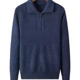 Pull Gstaad en Cachemire avec demi-fermeture éclair
