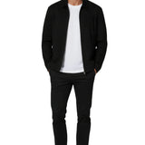 Veste en Suède Noire pour Hommes – Vêtements d'Extérieur Casual Modernes