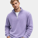 François | Pull Moderne à Demi-Zip