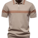 T-shirt Polo Rayé