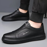 Chaussures en Cuir Slip-On