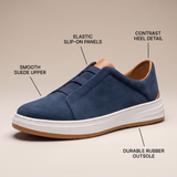 Baskets en daim Calder