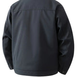 Veste en Twill Léger pour Hommes – Gris Foncé – Coupe Régulière