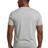 T-shirt Slim-Fit pour Homme en Brume Argentée