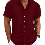 Chemise Casual à Manches Courtes
