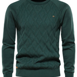 Walter | Pull pour homme à motif à carreaux V2