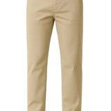 Pantalon homme – Coupe droite en coton avec élasthanne