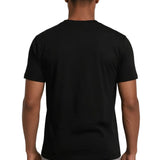 T-shirt Slim-Fit pour Homme en Couleur Noire
